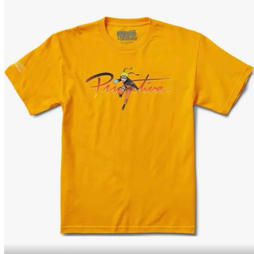 Primitive Men’s Naruto Shippuden Orange T-Shirt Size Large